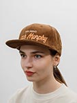Бейсболка HOOD арт. 103-SWC003-CA047-ST Jack Murphy Cord (коричневый / красный)